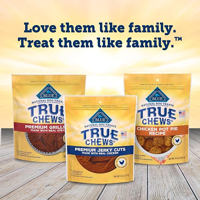 Blue Buffalo True Chews Premium Jerky Cuts Natural Dog Treats, Chicken 32 oz bag