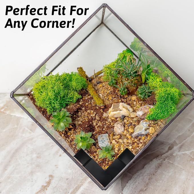 Dual-Entrance Aquarium Tunnel Cave Small Fish Cave for Tank Aquarium Caves Tunnel Shrimp Tank Corner Caves for Fishes Decoration