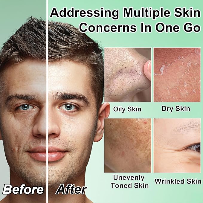 Gifts for Men,Skin Care for Men,Hydrating & Moisturizing Face Care Routine for Mens All Skin Types,Birthday Fathers Gifts Valentines for Him Dad Boyfriend Husband Christmas Stocking Stuffers