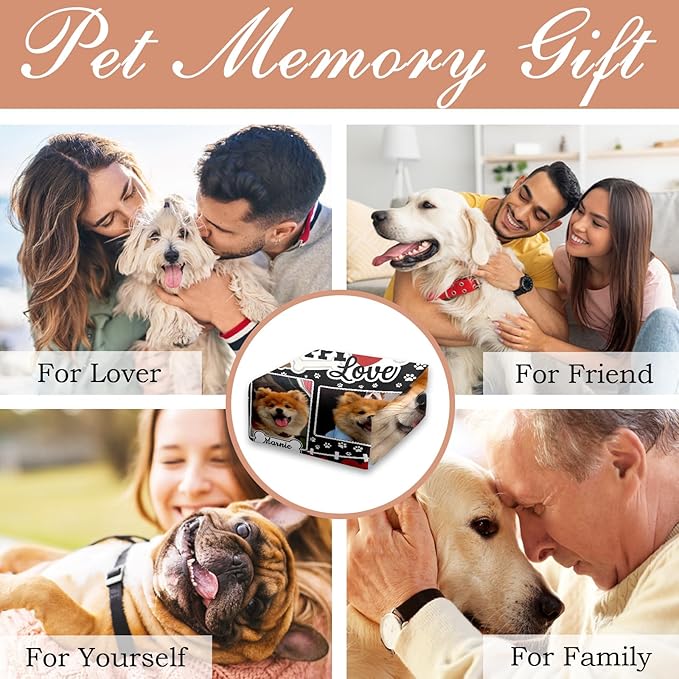 Pet Memorial Blanket Gift - Personalized Dog Memorial Blankets, Pet Sympathy Gifts for Loss of Dogs for Pets Lovers, Dog Bereavement Passing Away Gift, Custom Dogs Blanket (C)