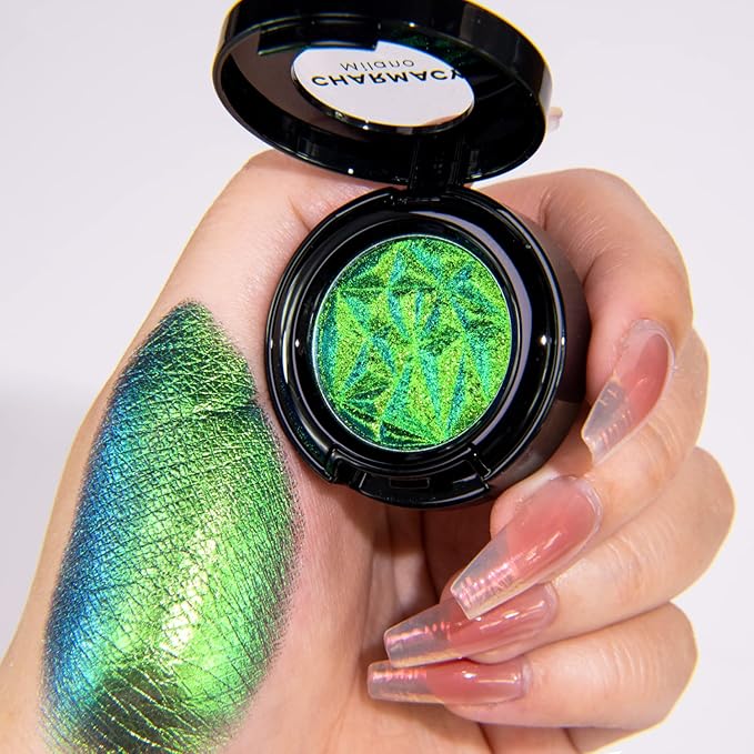 CHARMACY Duochrome Eyeshadow, Insane Shifters Chameleon Eyeshadow, Creates High-Impact, Metallic Eye Looks, 100% Vegan and Cruelty Free, 1.9g (#905)
