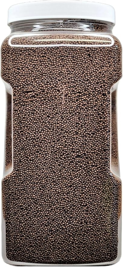 1 mm Floating Blackworm Pellets with Color Enhancers & Vitamins. Great for All Tropical Fish, Marine Fish, Cichlids, Carnivores, Discus, Coldwater Fish, Koi & Pond Fish…7oz Small Jar