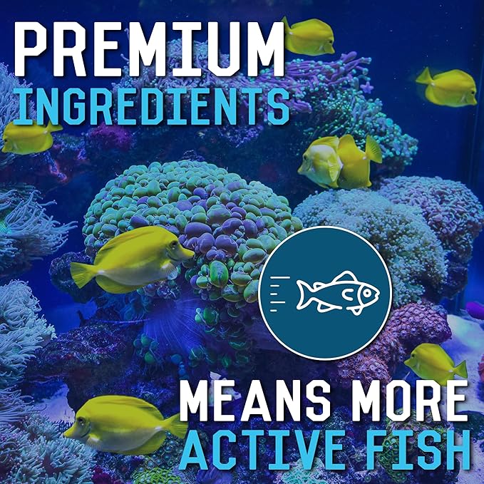 RON'S CICHLIDS Juvie Blend African Cichlid Fish Food, Premium Tropical Fish Food Pellets with Protein, Veggies & Fruits for Healthier, Brighter & Bigger Tropical Fish & Cleaner Tanks, 5.5 LB