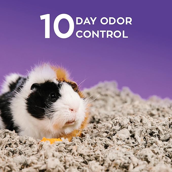 Carefresh 99% Dust-Free Natural Paper Small Pet Bedding with Superior 10 Day Odor Control & Absorption, for Guinea Pigs, Hamsters, Rabbits, & Rats, 60 L