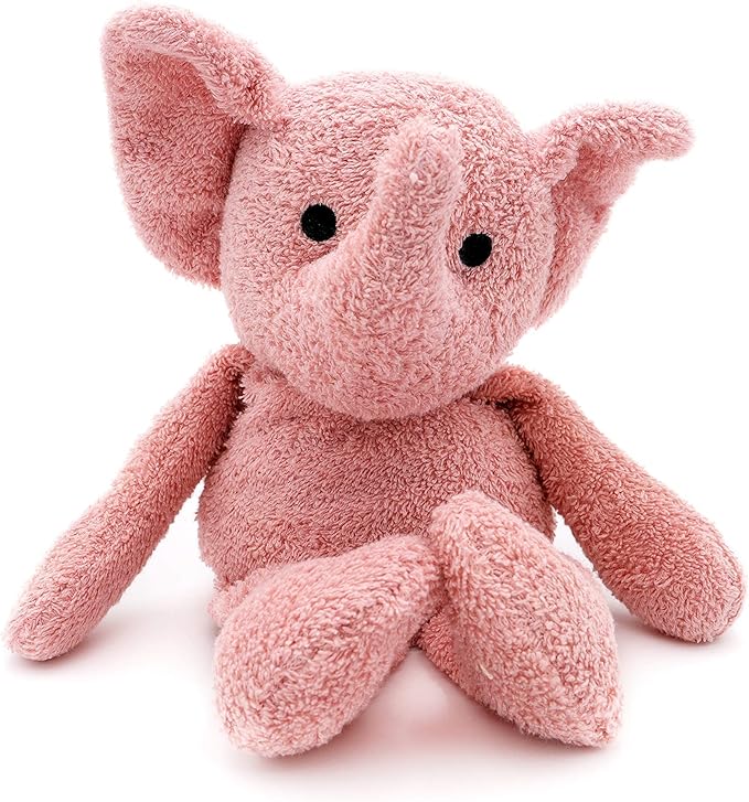 Thermal-Aid® (Tiny The Elephant) – Washable Heating Pad & Ice Pack – Plush Hot/Cold Pack with Natural Corn Filling – Reusable Comfort