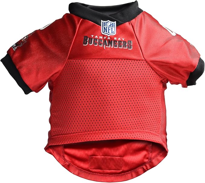 Littlearth NFL Tampa Bay Buccaneers Premium Pet Jersey, Team Color, Medium