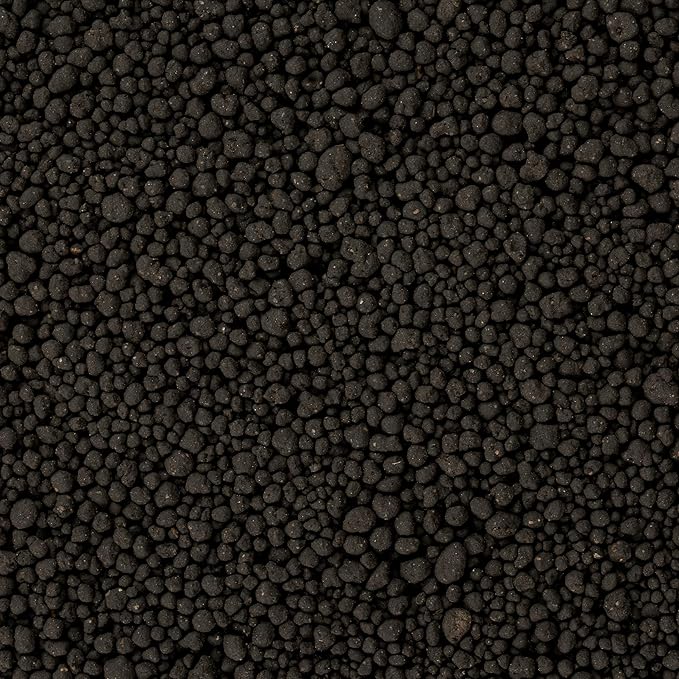 LANDEN Aqua Soil Substrate 5L(10lbs) for Natural Planted Aquarium, Plant or Shrimp Stratum, Clay Gravel and Stable Porous Substrate for Freshwater Aquarium, Black Color
