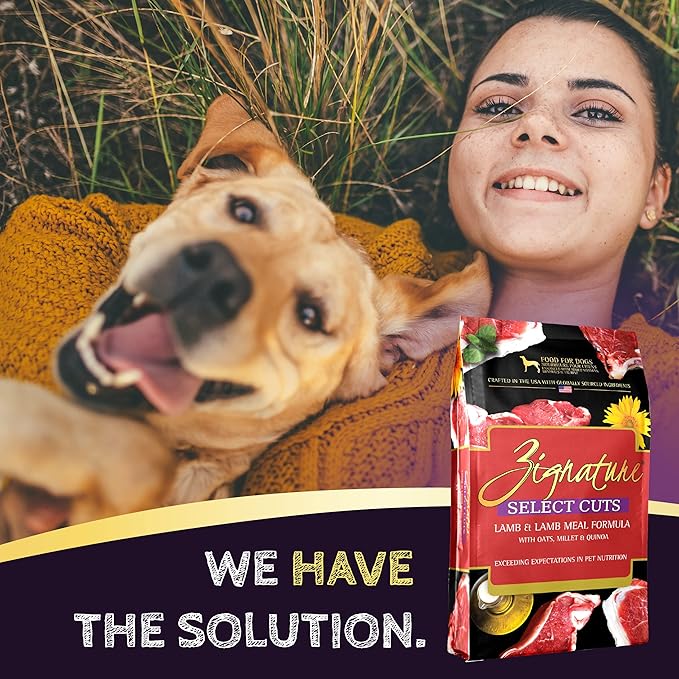 Zignature Select Cuts Lamb Formula Dry Dog Food 4lb