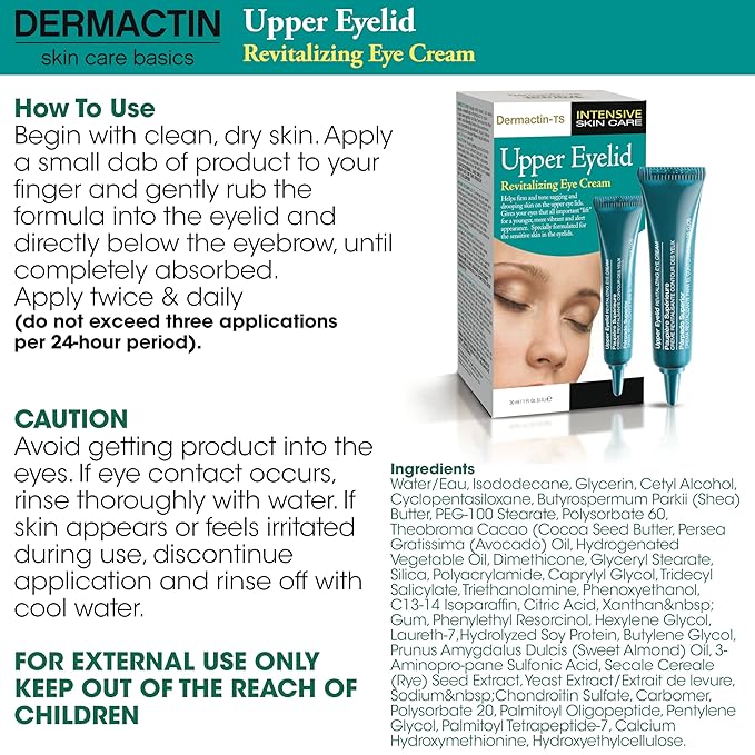 Dermactin Classic Upper Eyelid Revitalizing Eye Cream 1 oz.
