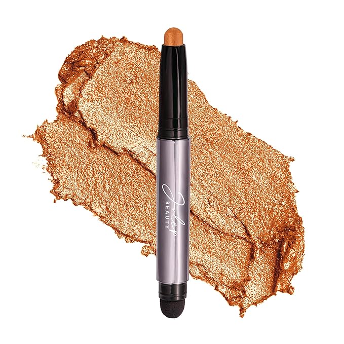 Julep Eyeshadow 101 Cream-to-Powder Waterproof Shadow Stick ??Marmalade Shimmer ??Long-Lasting, Crease-Proof, Orange Apricot Shimmer Cream Eyeshadow with Built-in Smudger