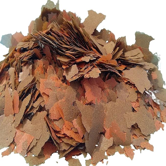 Aquatic Foods Inc. Flakes - 45% California Blackworm & Brine Shrimp Flake Mix for Angels, Discus, Cichlids, Tetras, Guppies, Live Bearers, All Community Tropical Fish - Premium AF Flakes - 2-lbs