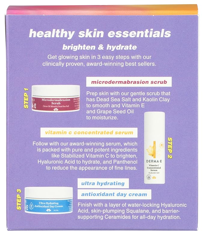 DERMA E Healthy Skin Essentials Kit, 1 EA