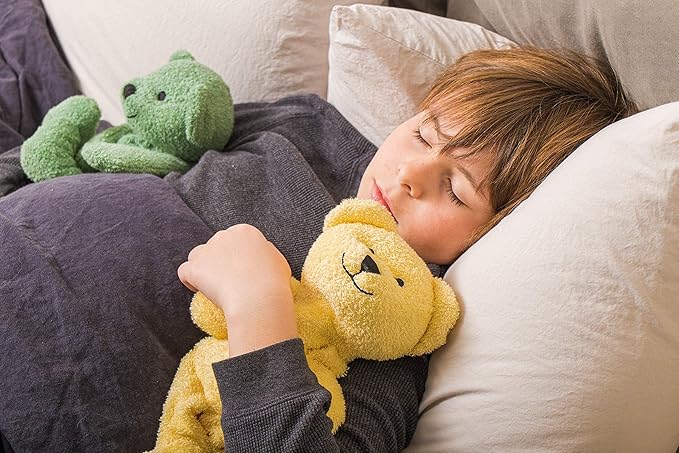 Thermal-Aid® (Honey The Yellow Bear) – Washable Heating Pad & Ice Pack – Plush Hot/Cold Pack with Natural Corn Filling – Reusable Comfort