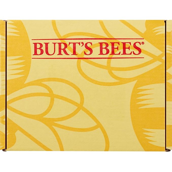 Burt's Bees Rescue Lip Relief for Valentine's Day, Original, Hydrating Lip Balm for dry lips with Responsbily Sourced Beeswax & Shea Butter, 100% Natural Origin, 3 Squeezy Tubes, 0.35oz, (Pack of 2)