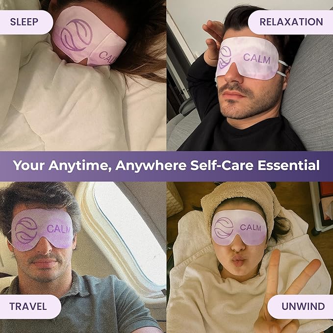 Body Restore Self Heating Warm Compress for Dry Eyes 5 Pack – Heated Eye Mask for Fast Relief, Birthday Gifts for Women, Men, Easter Basket Stuffers, Stye Eye Treatment, Eye Patch – Variety