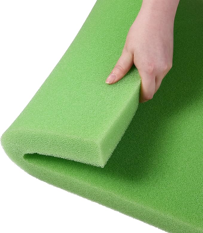 Bio Filter Foam Sponges, 20"x20"x1.6" 35PPI Filter Media Pad,Cut-to-Size Foam for Aquarium Fish Tank
