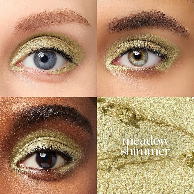 Julep Eyeshadow 101 Cream-to-Powder Waterproof Shadow Stick ??Meadow Shimmer ??Long-Lasting, Crease-Proof, Earthy Green Shimmer Cream Eyeshadow with Built-in Smudger