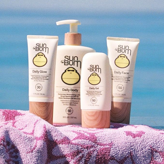 Sun Bum Daily SPF 50 Face Sunscreen Lotion - Broad Spectrum Moisturizing Facial Sunscreen with Vitamin E - Vegan and Hawaii 104 Act Compliant (Without Octinoxate & Oxybenzone) - Travel Size 1.7 oz