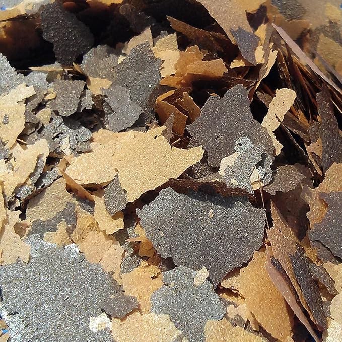 Aquatic Foods Inc. Flakes - 45% California Blackworm & Plankton/Krill/Spirulina Flake Mix for Discus, Cichlids, Tetras, Guppies, Live Bearers, Pond Fish, All Tropical Fish Premium AF Flakes - 1-lbs