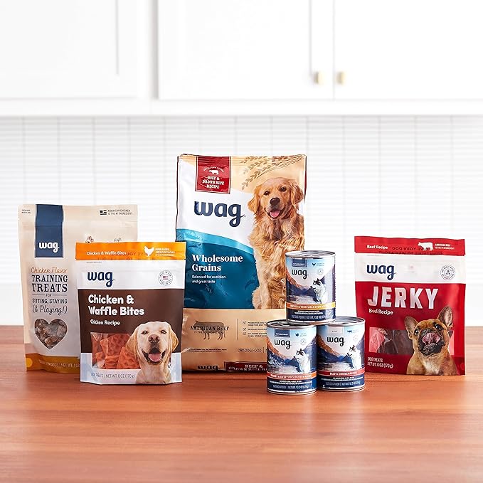 Amazon Brand – Wag Chicken Flavor Training Treats for Dogs, 1 lb. Bag (16 oz)