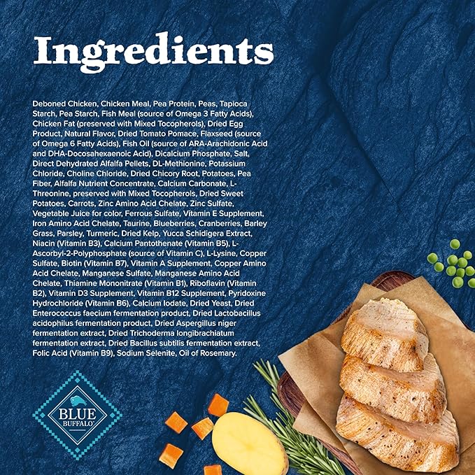 Blue Buffalo Wilderness Puppy High-Protein Dry Dog Food with Real Chicken, Grain-Free, Made in the USA with Natural Ingredients, Chicken, 24-lb Bag