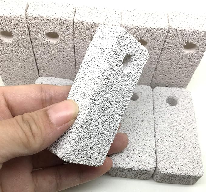 Shelltech 10 Pack Small Animal Lava Bites, Hamster Chew Toys Chew Treats Teeth Grinding Block for Hamster EMPRESS CHINCHILLA