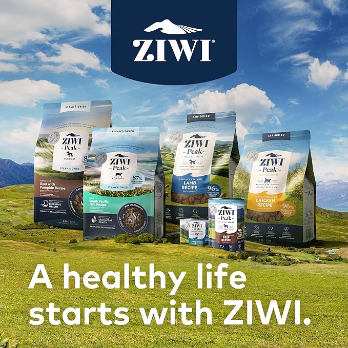ZIWI Peak Medium Chicken Dry Dog Food Bundle- Air-Dried Chicken (35.2oz) + Steam & Dried Chicken w/Fruits (52.8oz)