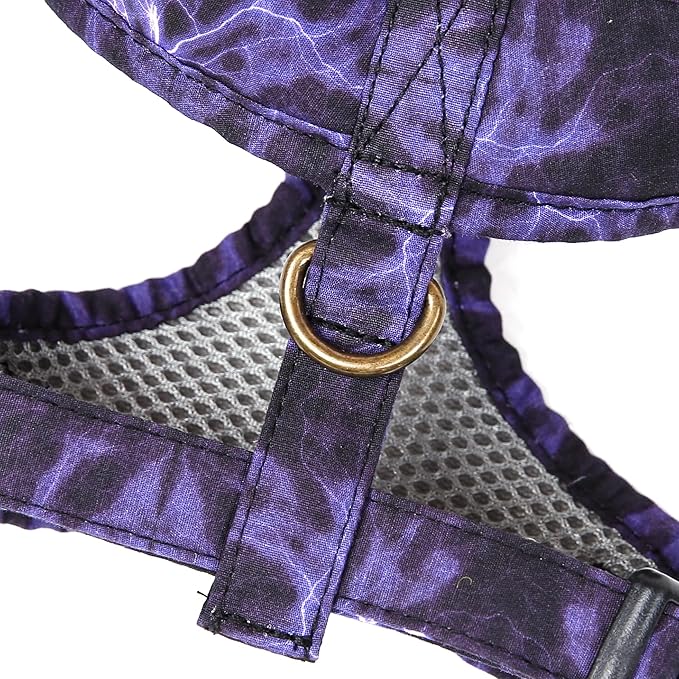 Angie and Allie Organic Cotton Dog Harness,No Pull Pet Harness with Leash D-Ring,Adjustable Soft Padded Dog Vest,Comfortable,Sustainable,Breathable and Stylish for Your Canine Companion