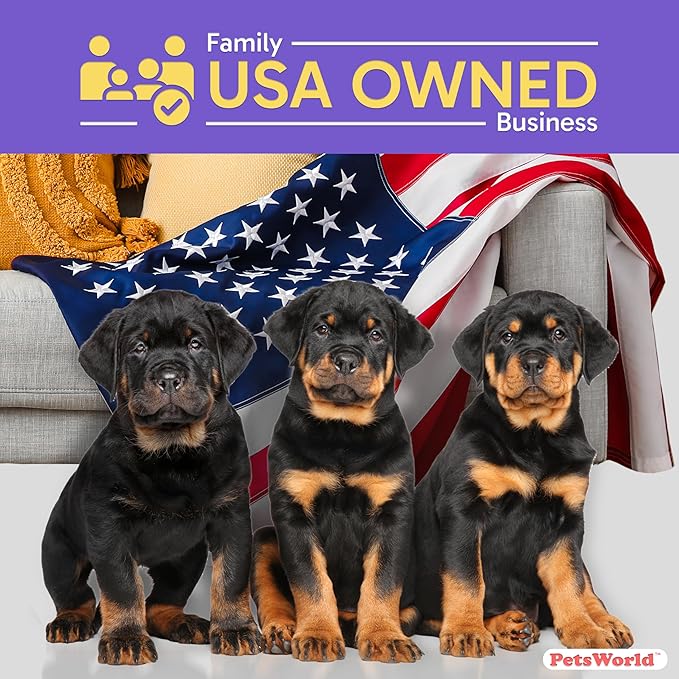 PetsWorld Extra Large Potty Pads for Dogs, Odor Eliminating 30" x 36", 50 Count Pee Pads for Pets, Gigantic XL Dog Pads, 5 Layer Ultra Absorbent Technology, Leak Proof Training Pads for Dogs & Cats
