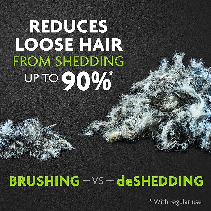 FURminator Undercoat Deshedding Tool for Dogs, Deshedding Brush for Dogs, Removes Loose Hair and Combats Dog Shedding